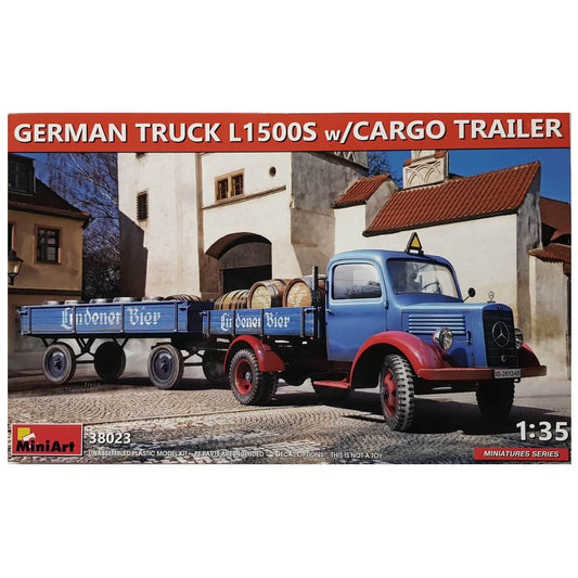 1:35 German Truck L1500S with Cargo Trailer - MINIART