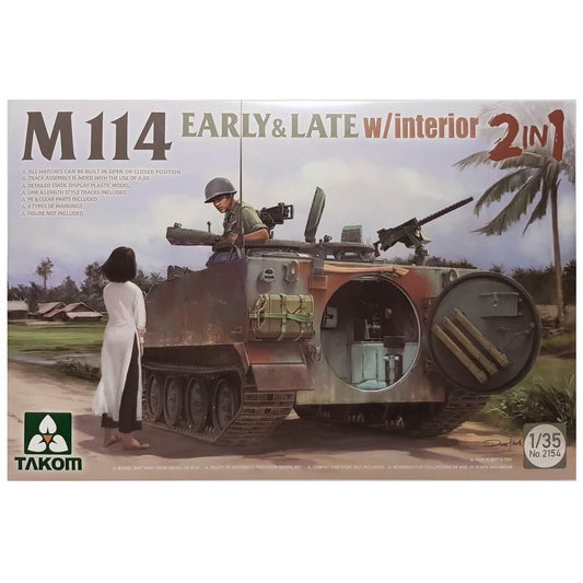 1:35 M114 Early and Late type with interior - TAKOM