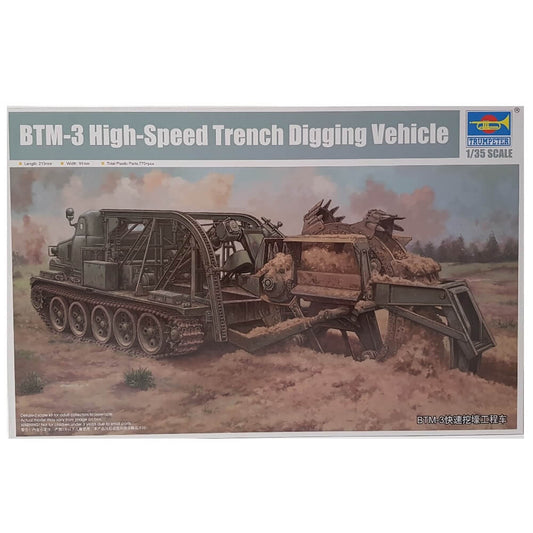 1:35 BTM-3 High-Speed Trench Digging Vehicle - TRUMPETER
