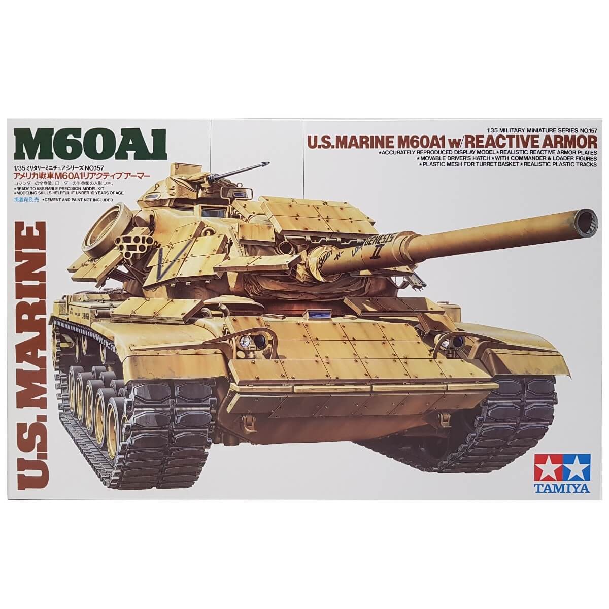 1:35 US Marine M60A1 with Reactive Armor - TAMIYA