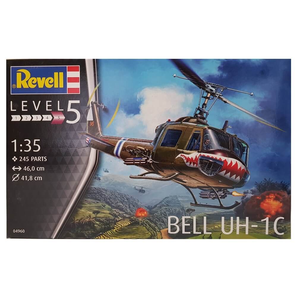 1:35 US Army Bell UH-1C Helicopter - REVELL