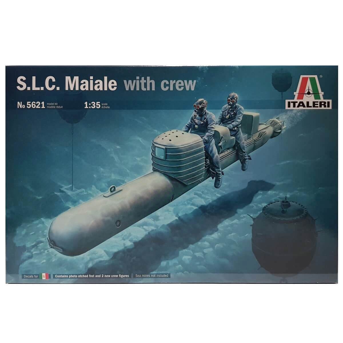 1:35 SLC Maiale with crew - ITALERI