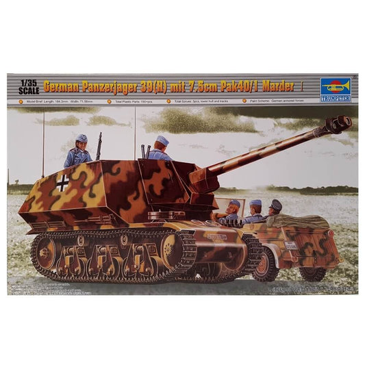 1:35 German Panzerjager 39(H) mit 7.5cm Pak 40/1 Marder I - TRUMPETER