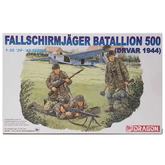 1:35 Fallschirmjager Batallion 500 - Drvar 1944 - DRAGON