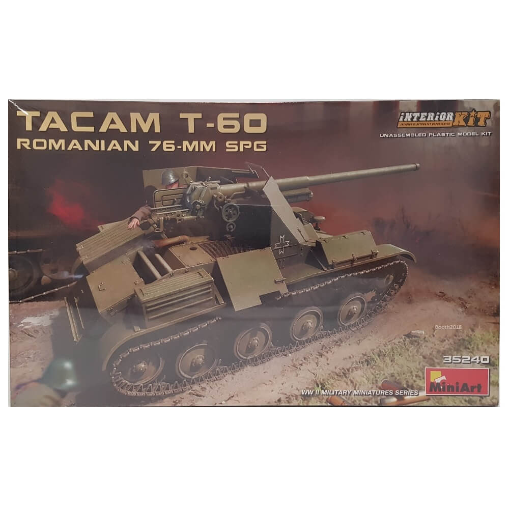 1:35 Romanian TACAM T-60 76-mm SPG Interior Kit - MINIART