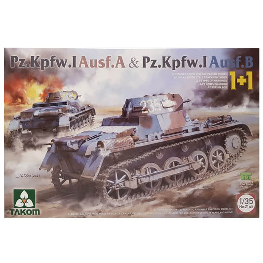 1:35 Pz.Kpfw. I Ausf. A and Pz.Kpfw. I Ausf. B - TAKOM