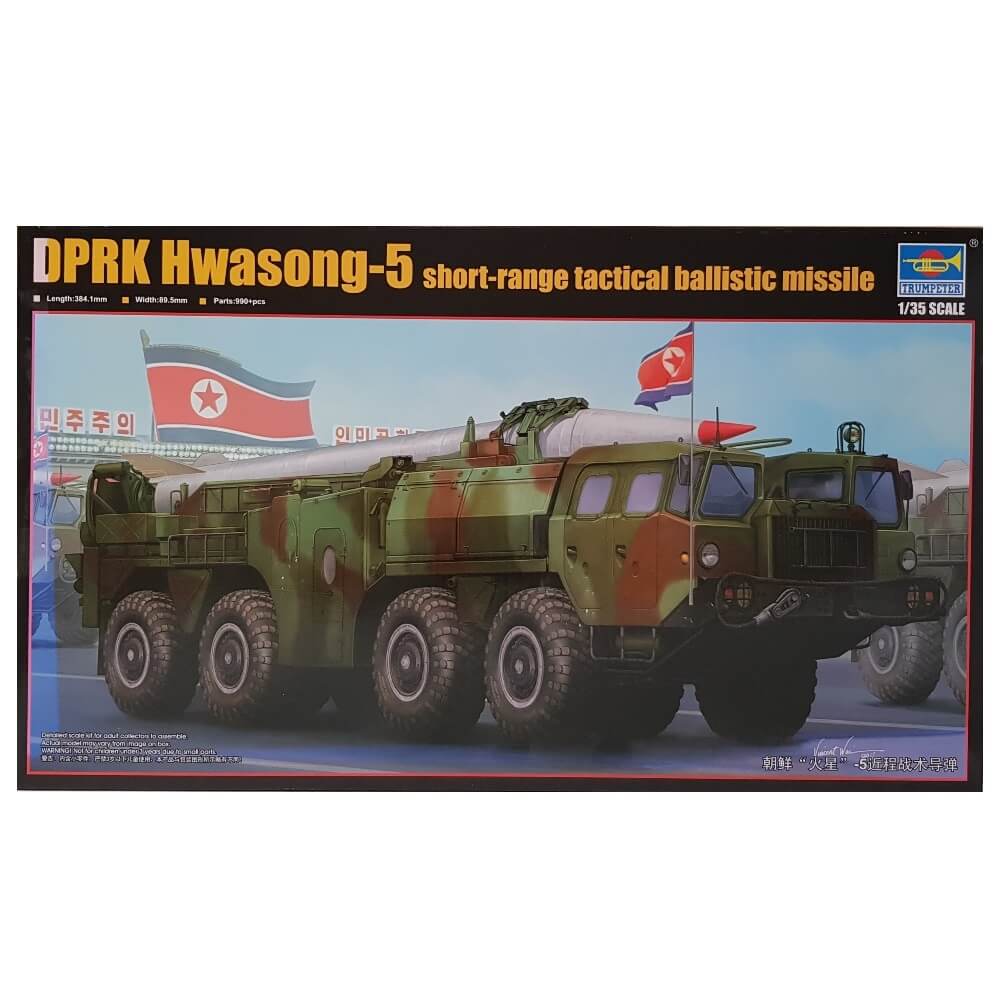 1:35 DPRK Hwasong-5 Short-range Tactical Ballistic Missile - TRUMPETER