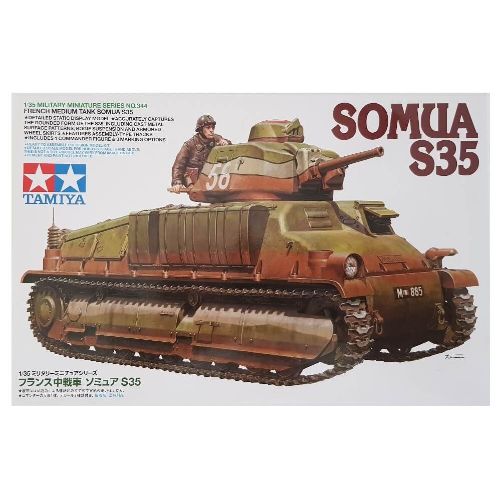 1:35 French Medium Tank SOMUA S35 - TAMIYA