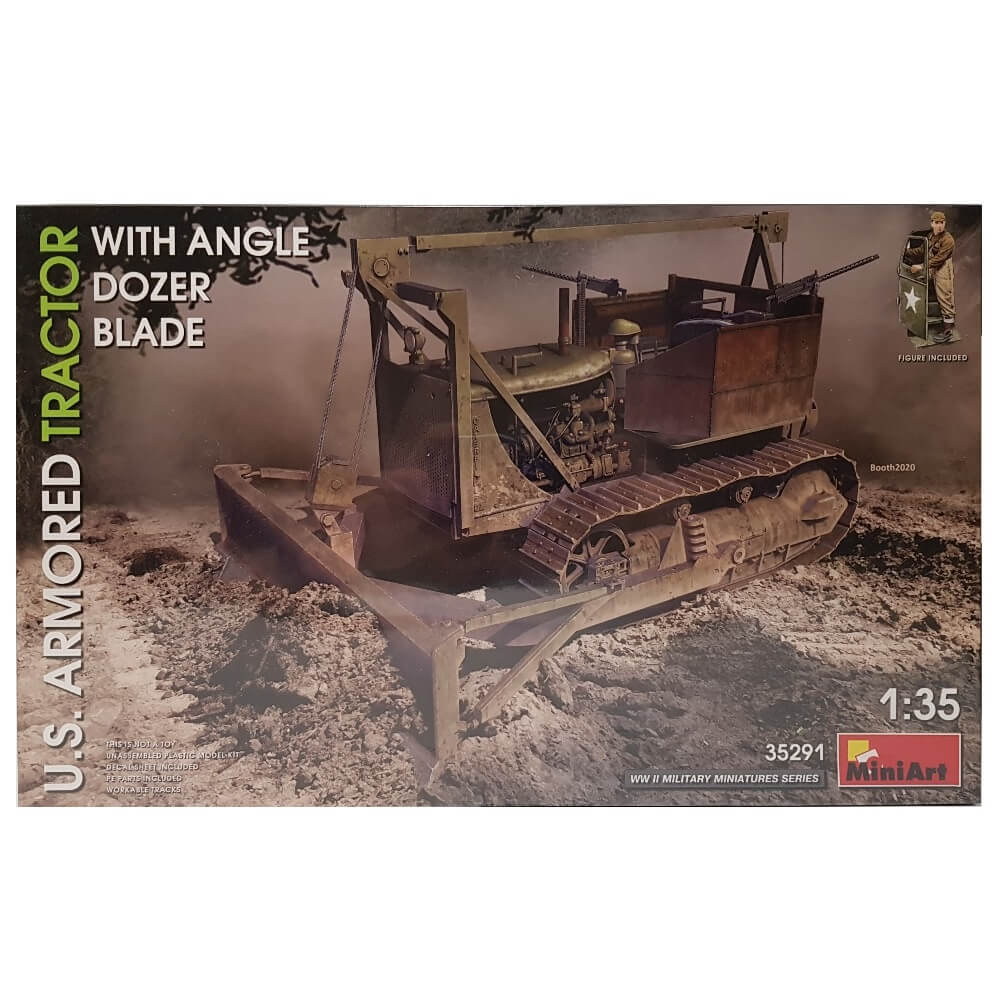 1:35 US Armored Tractor with Angle Dozer Blade - MINIART