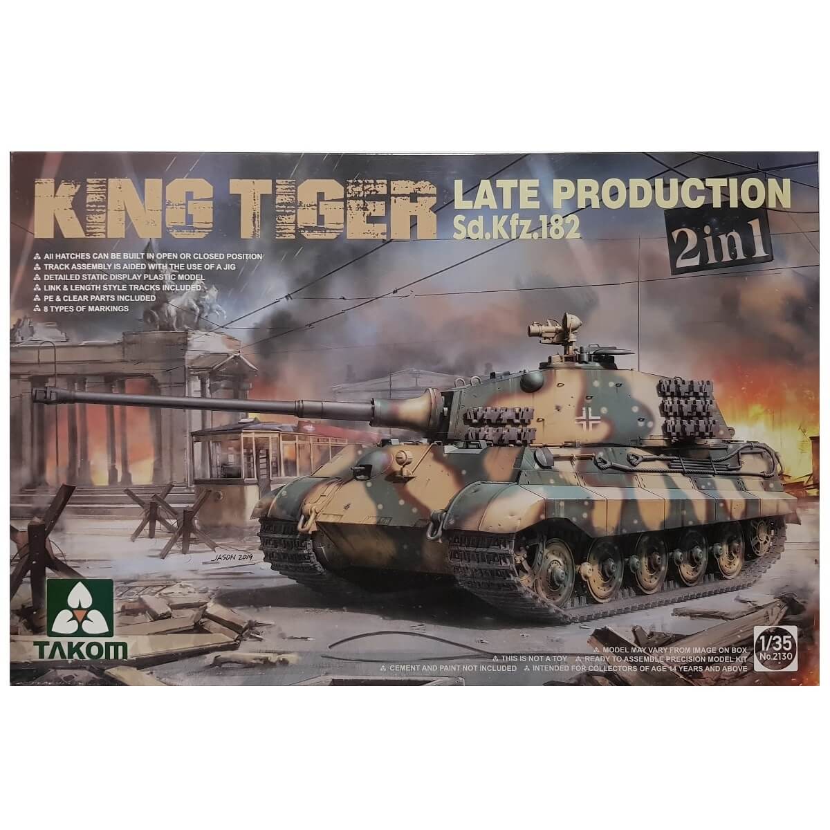 1:35 KING TIGER - Late Production Sd.Kfz. 182 - TAKOM