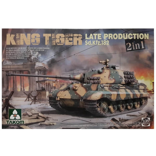 1:35 KING TIGER - Late Production Sd.Kfz. 182 - TAKOM