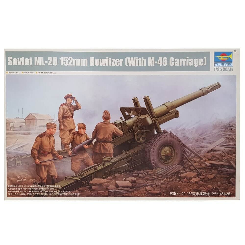 1:35 Soviet ML-20 152mm Howitzer with M-46 Carriage - TRUMPETER