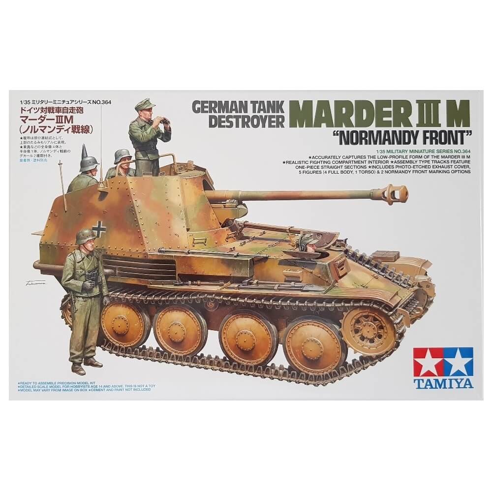 1:35 German Tank Destroyer MARDER III M Normandy Front - TAMIYA