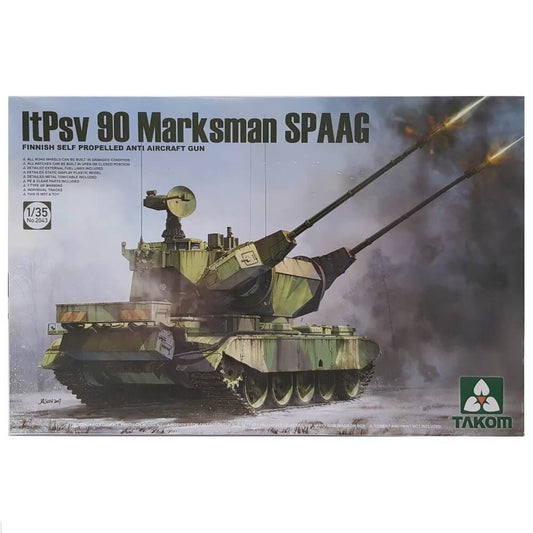 1:35 Finnish ltPsv 90 Marksman SPAAG Self Propelled Anti Aircraft Gun - TAKOM