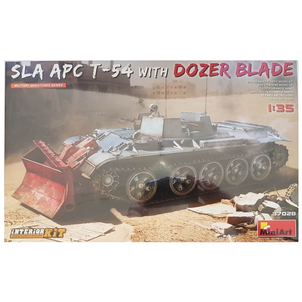 1:35 SLA APC T-54 with Dozer Blade - Interior Kit - MINIART