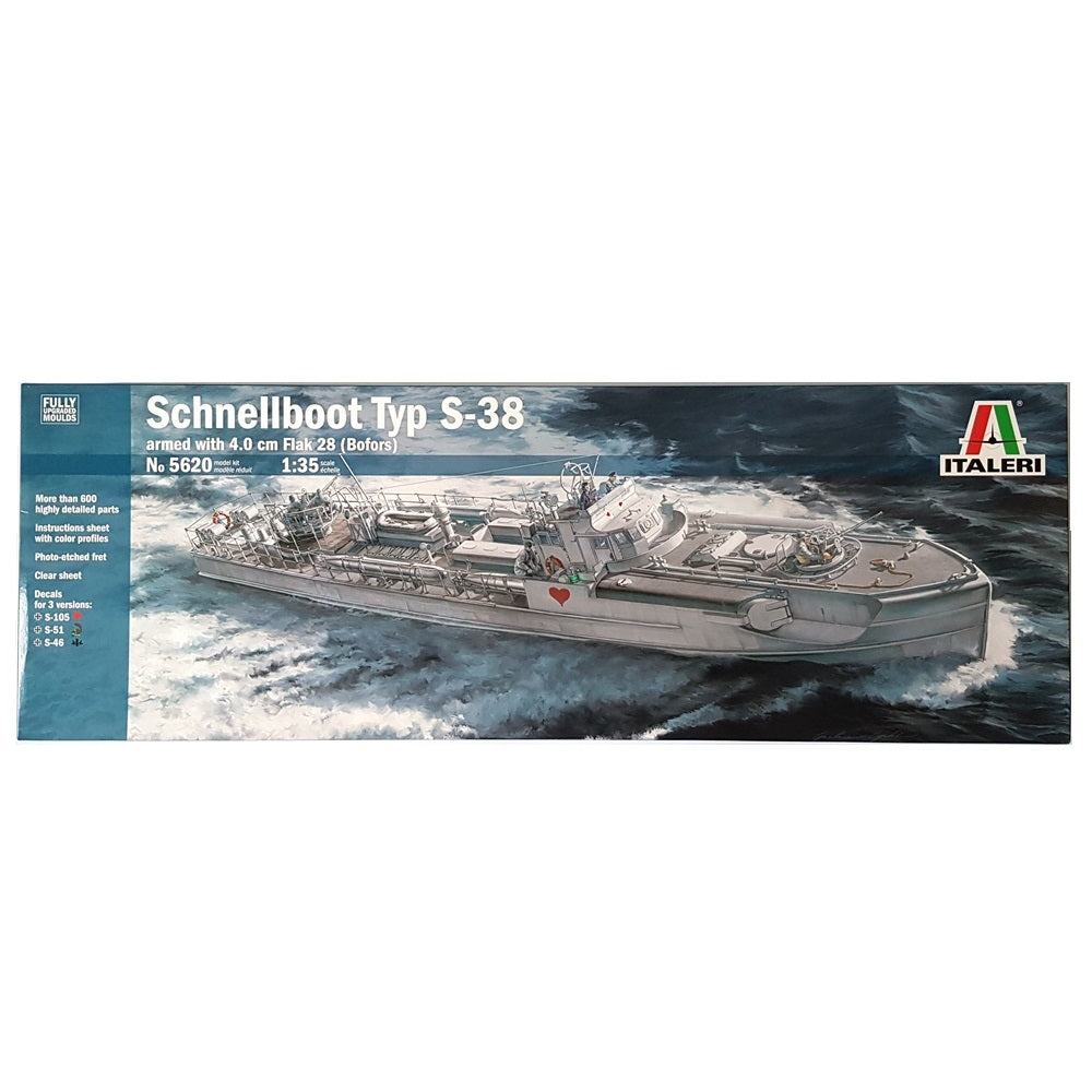 1:35 German Navy SCHNELLBOOT S-38 Torpedo Boat - ITALERI