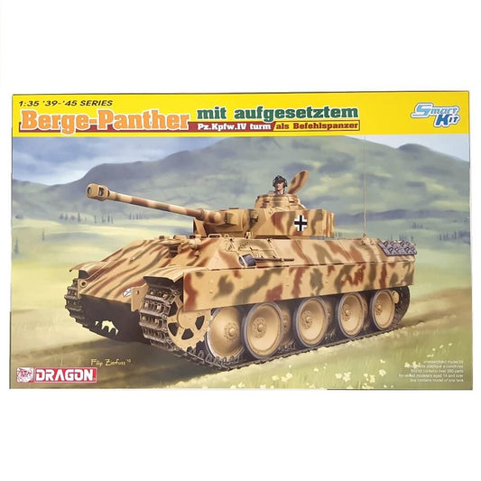 1:35 German BERGEPANTHER mit Aufgesetztem Pz.Kpfw. IV turm als BEFEHLSPANZER - DRAGON