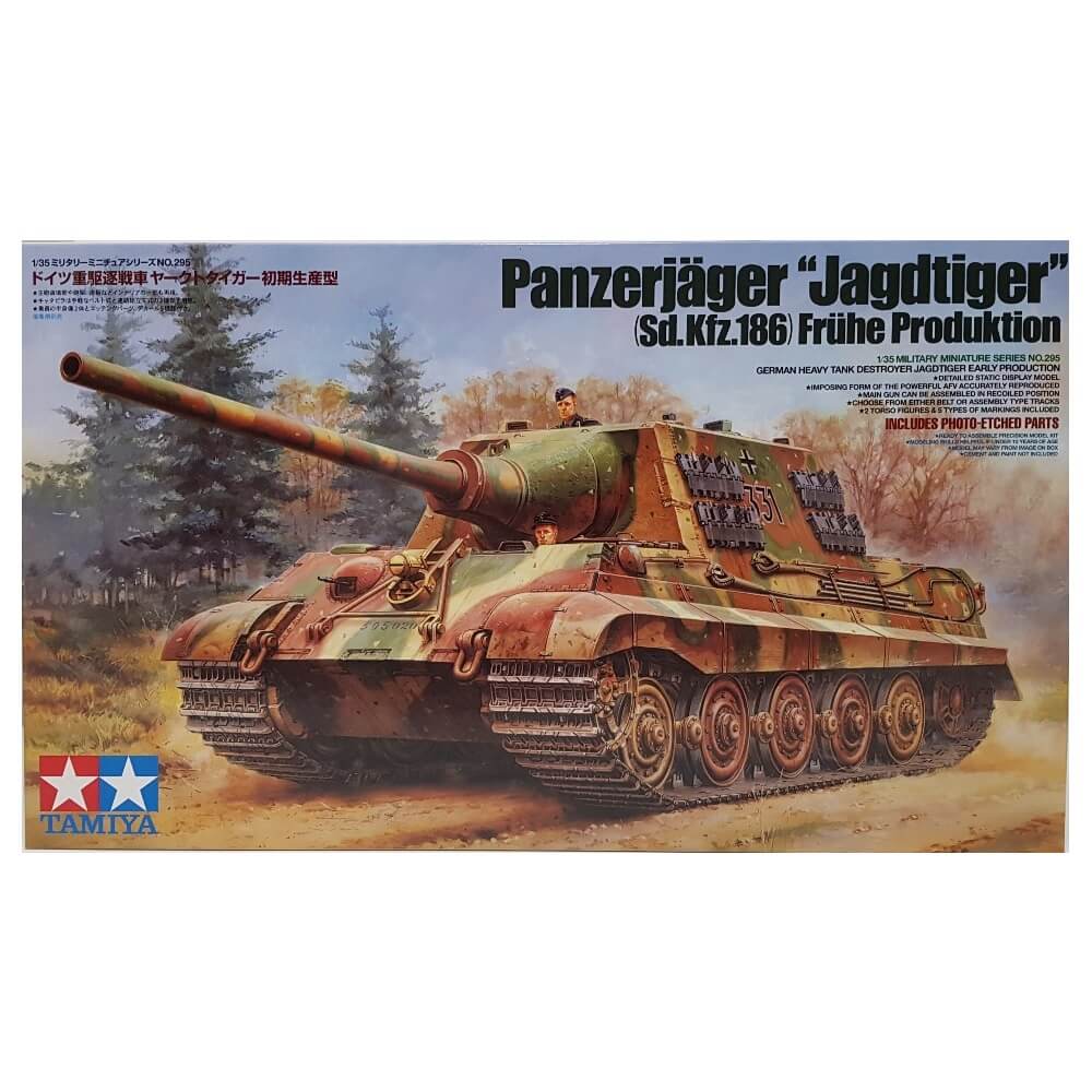 1:35 German JAGDTIGER Heavy Tank Destroyer Early Production - TAMIYA