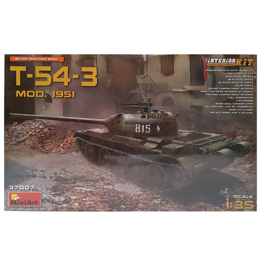 1:35 Soviet Medium Tank T-54-3 Mod. 1951 - Interior Kit - MINIART