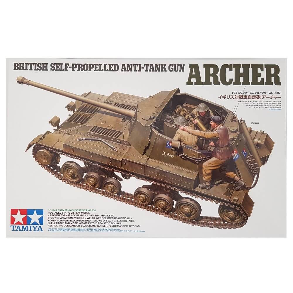 1:35 British Self-Propelled Anti-Tank Gun ARCHER - TAMIYA