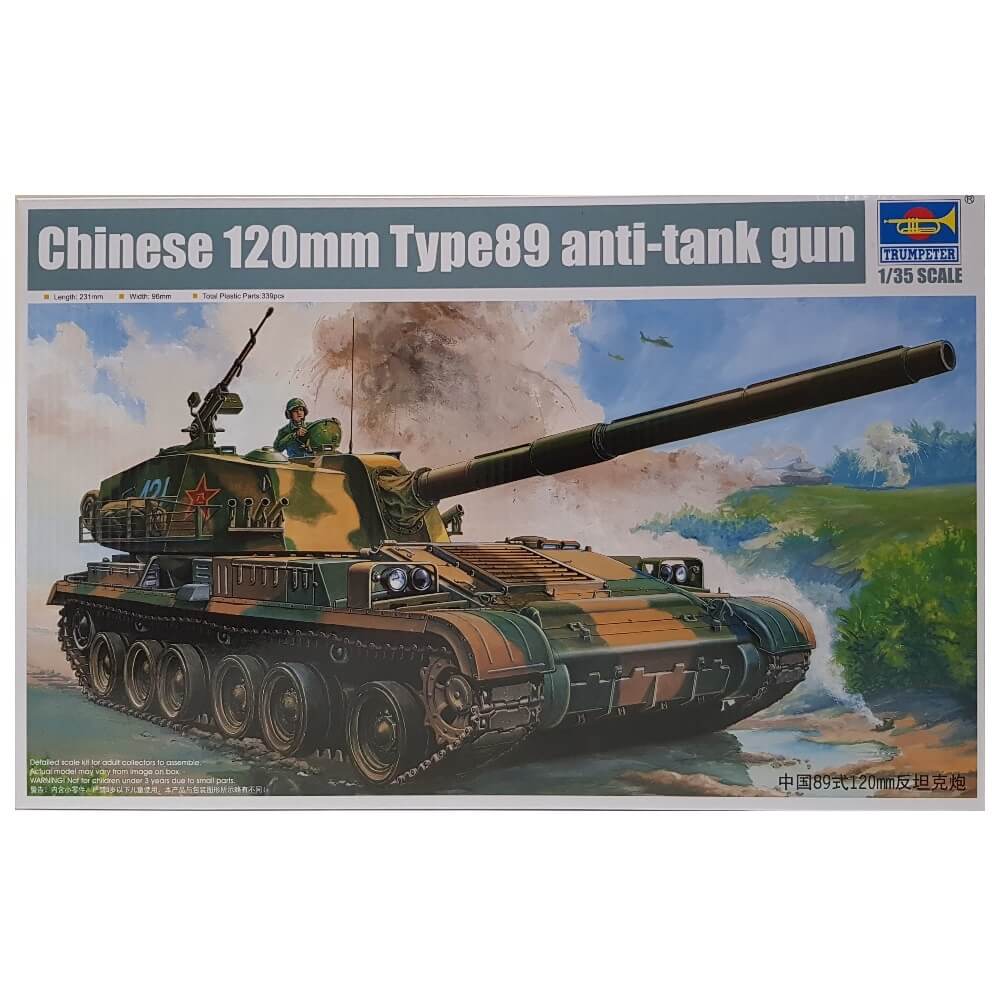 1:35 Chinese 120mm Type 89 Anti-tank gun - TRUMPETER