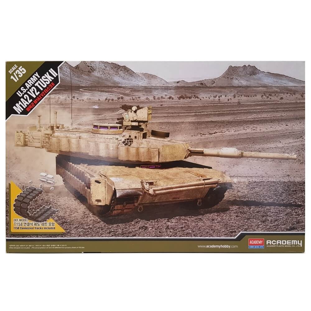 1:35 US Army M1A2 V2 TUSK II - ACADEMY
