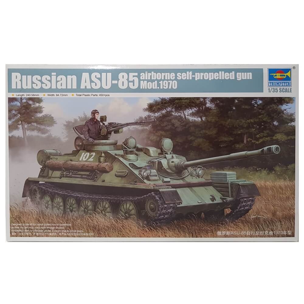1:35 Russian ASU-85 Airborne Self-propelled Gun Mod. 1970 - TRUMPETER