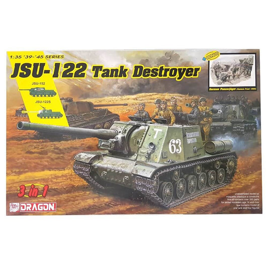 1:35 Soviet JSU-122 (ISU-152) Tank Destroyer - DRAGON