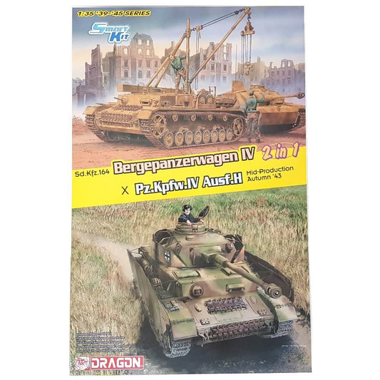 1:35 German Sd.Kfz. 164 Bergepanzerwagen IV / Pz.Kpfw. IV Ausf. H Mid Production - DRAGON