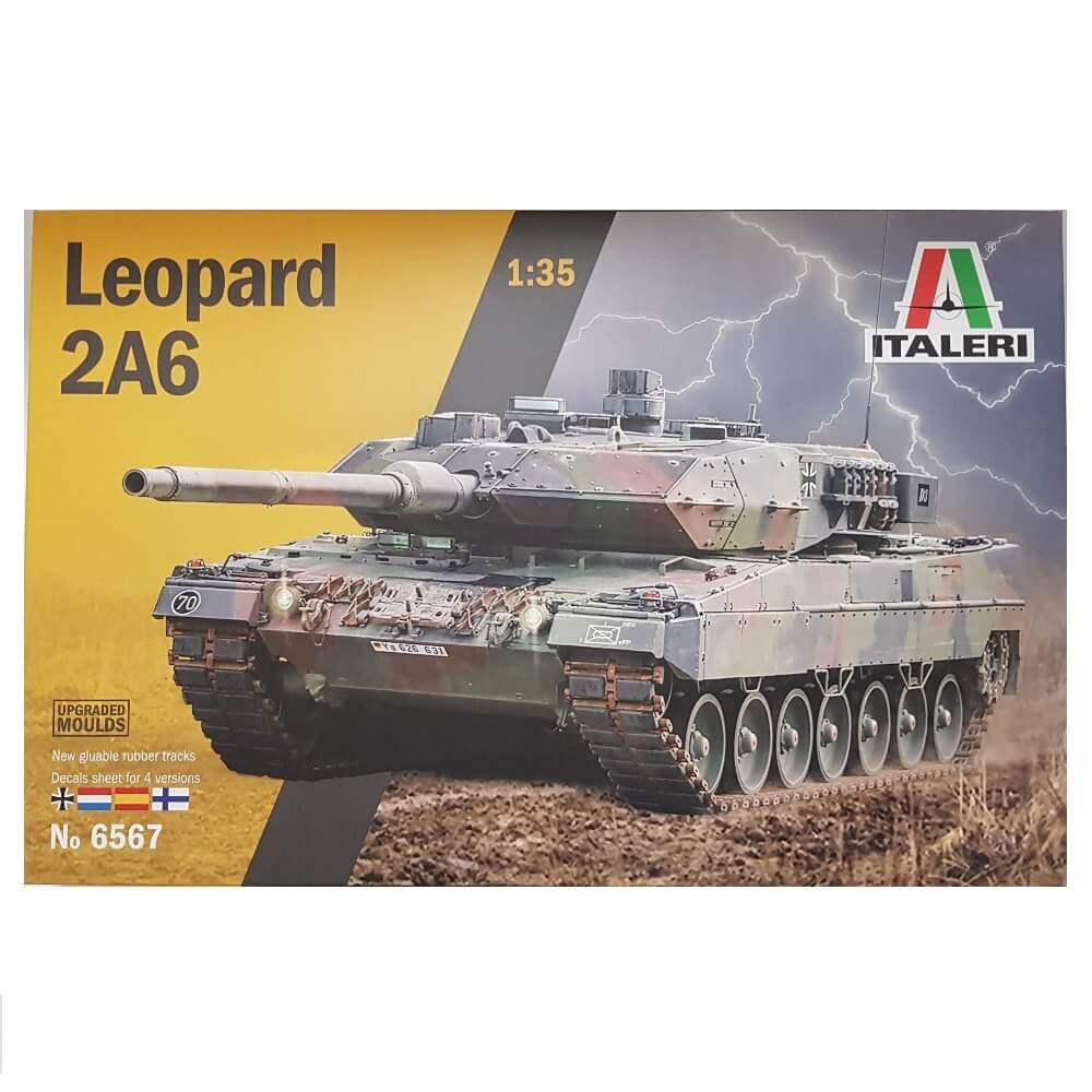 1:35 German LEOPARD 2A6 Main Battle Tank - ITALERI