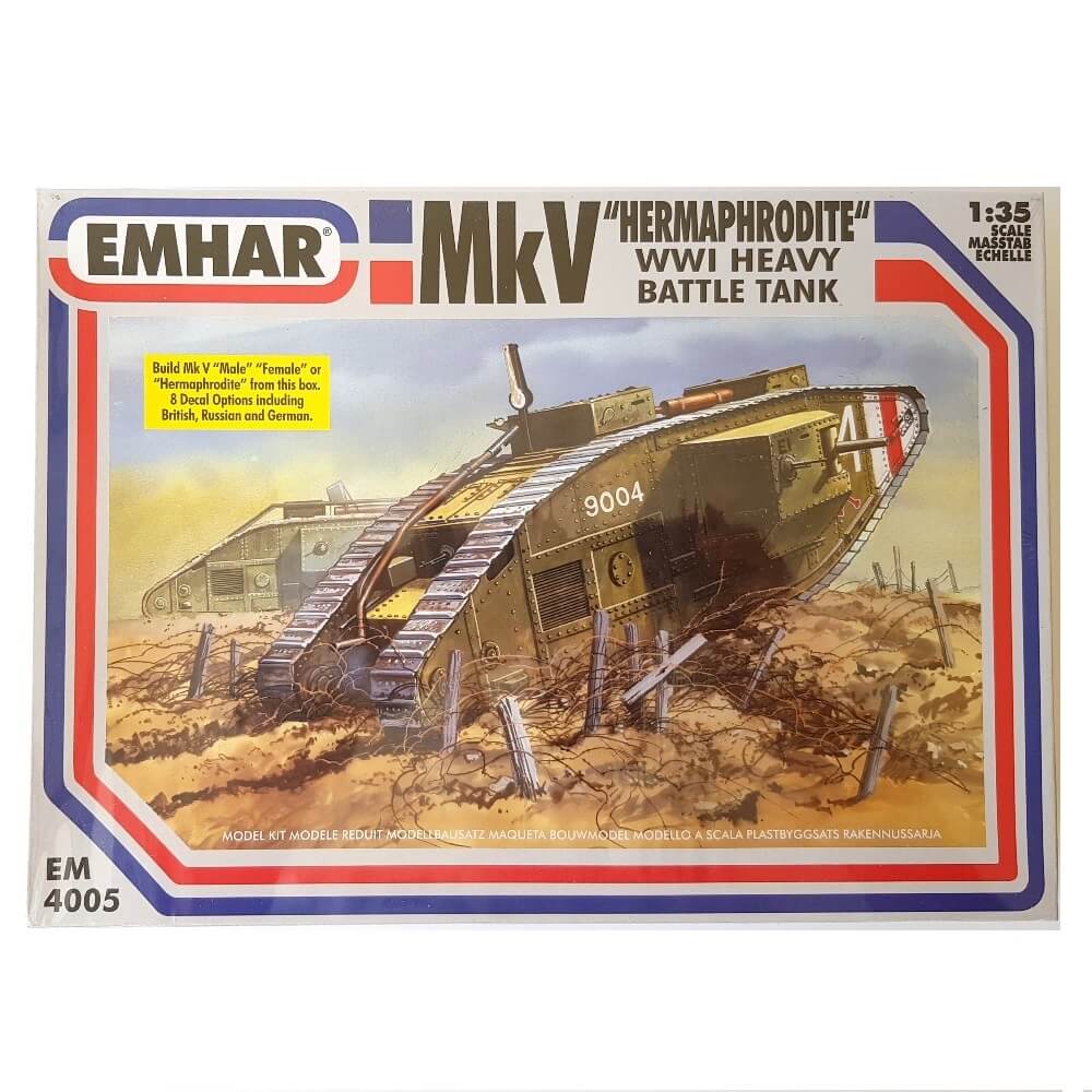 1:35 Mark V Male/Female Heavy Battle Tank - EMHAR