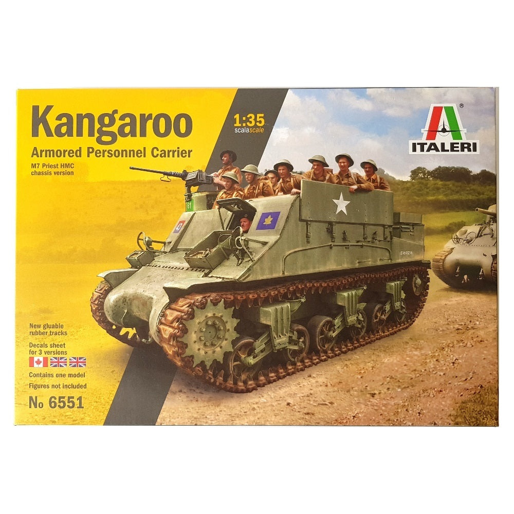 1:35 British KANGAROO Armored Personnel on Carrier M7 PRIEST chassis - ITALERI