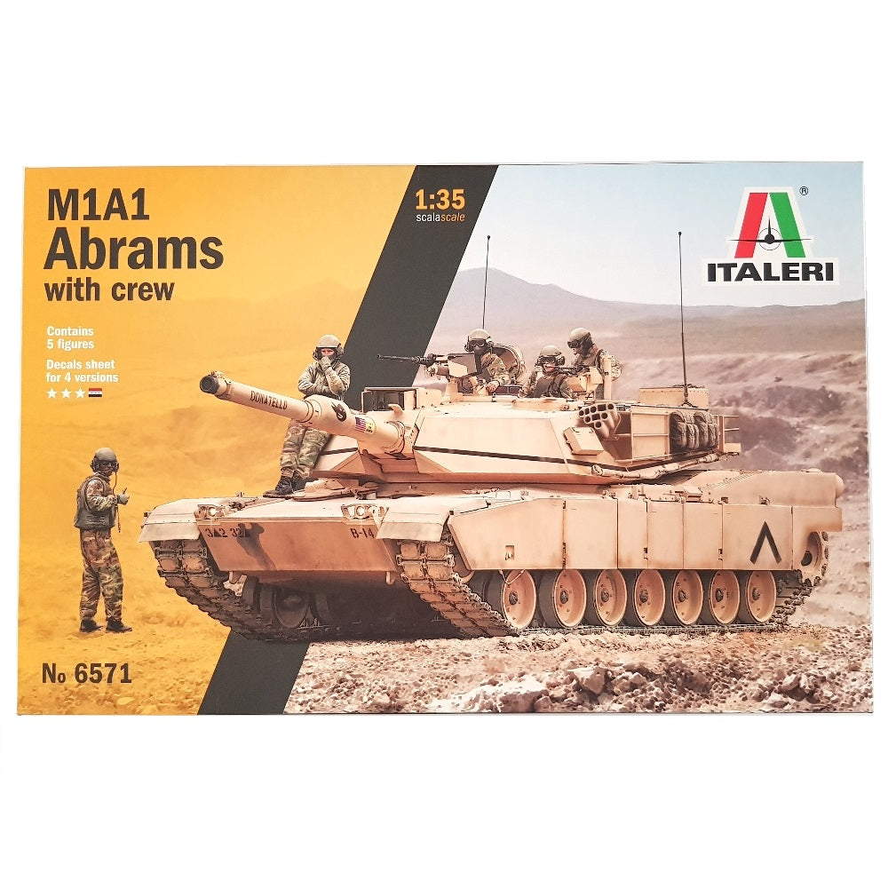 1:35 US Army M1A2 ABRAMS with Crew - ITALERI