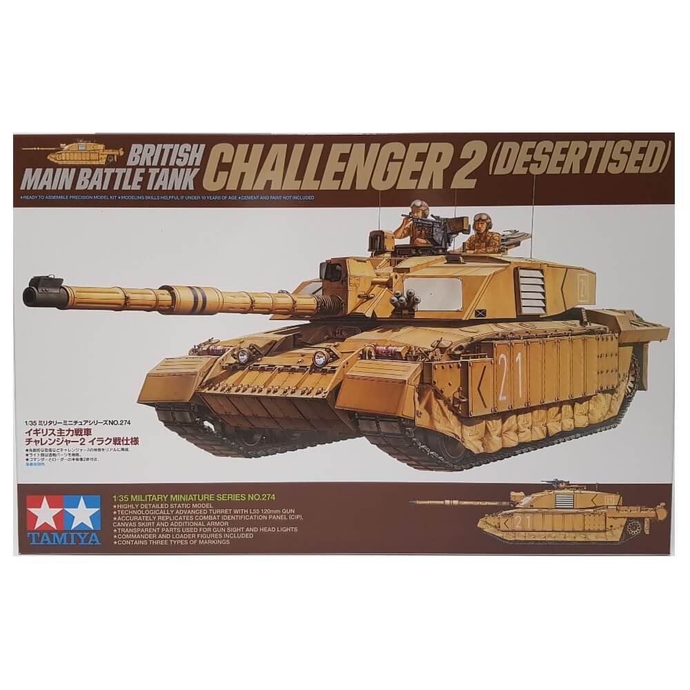 1:35 British Main Battle Tank CHALLENGER 2 DESERTISED - TAMIYA