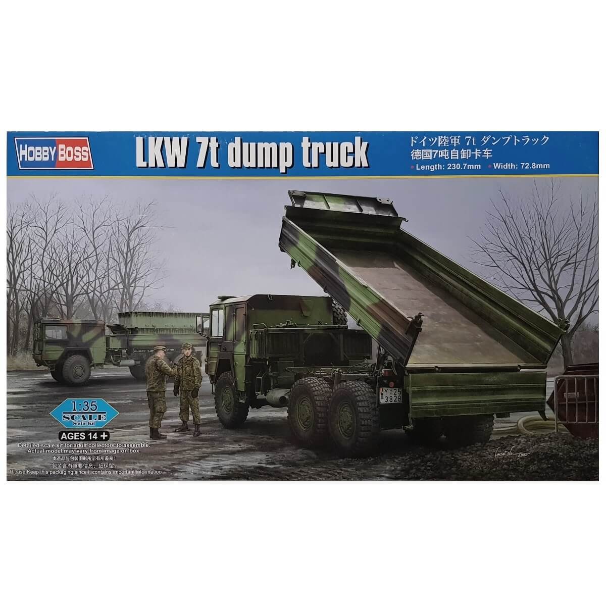 1:35 LKW 7t Dump Truck - HOBBY BOSS