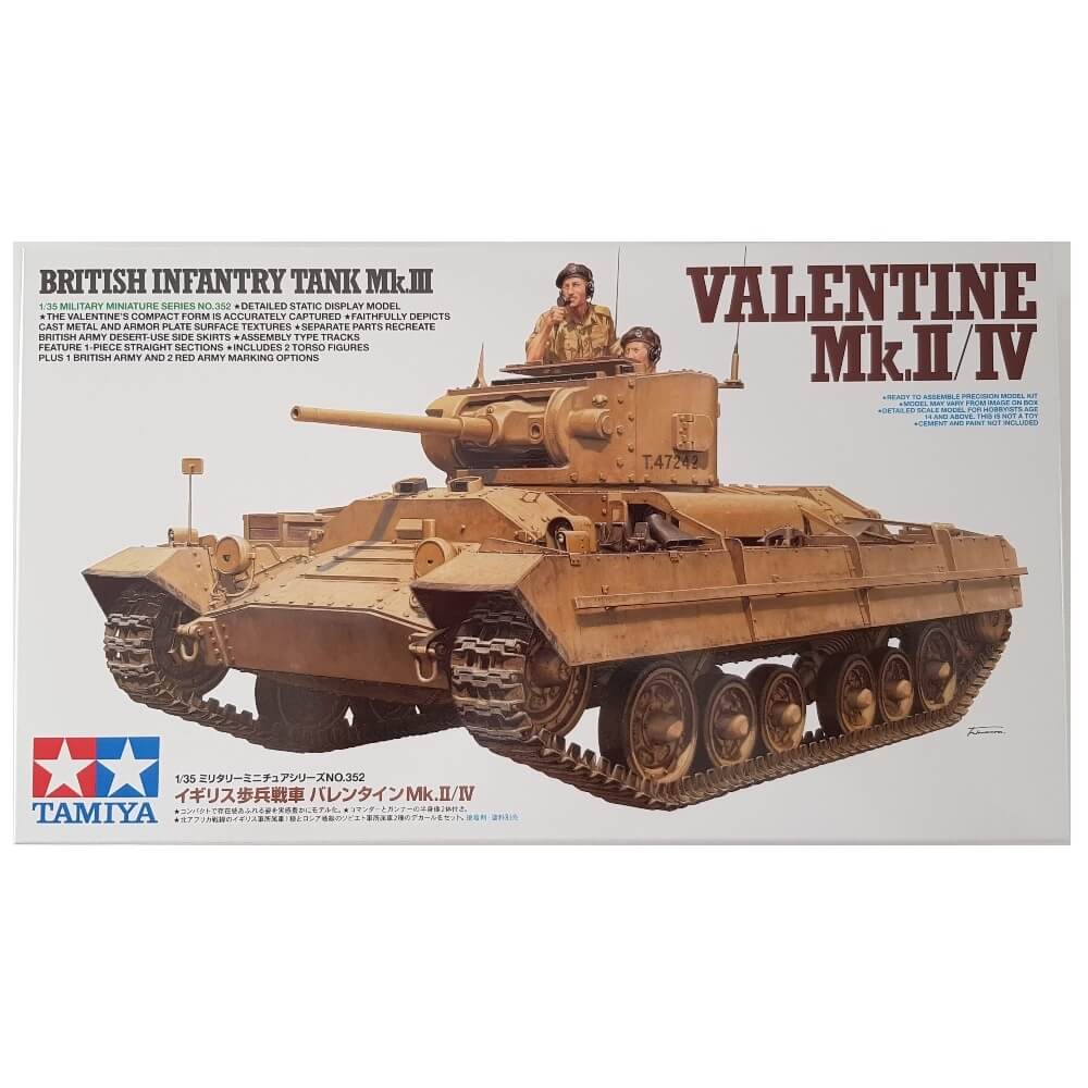 1:35 British Infantry Tank Mk.III VALENTINE Mk.II/IV - TAMIYA