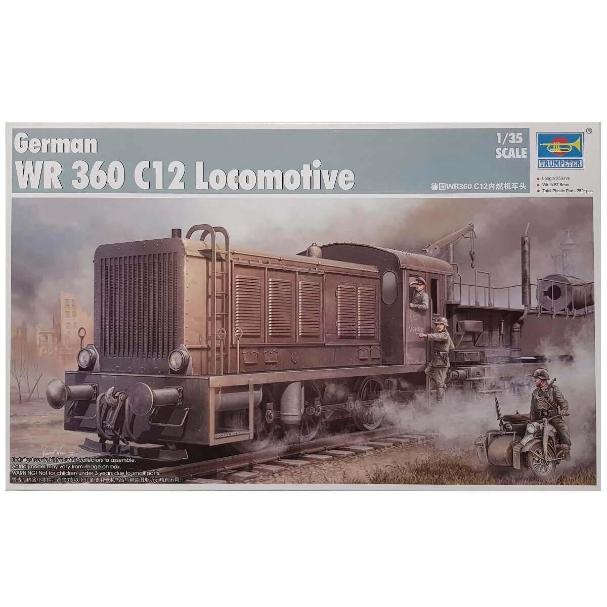 1:35 German WR 360 C12 Locomotive - TRUMPETER