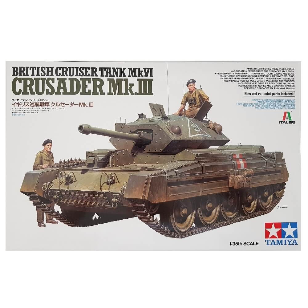 1:35 British Cruiser Tank Mk.VI CRUSADER Mk.III - TAMIYA