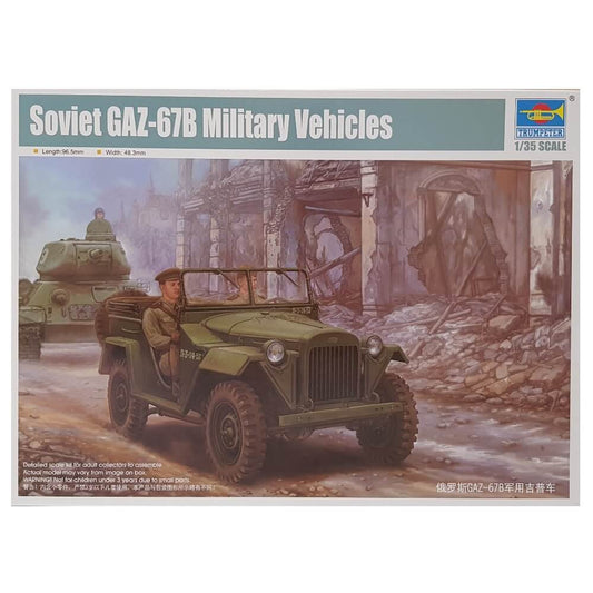 1:35 Soviet GAZ-67B Military Vehicles - TRUMPETER