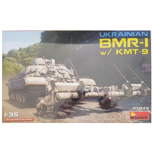 1:35 Ukrainian BMR-1 with KMT-9 - MINIART