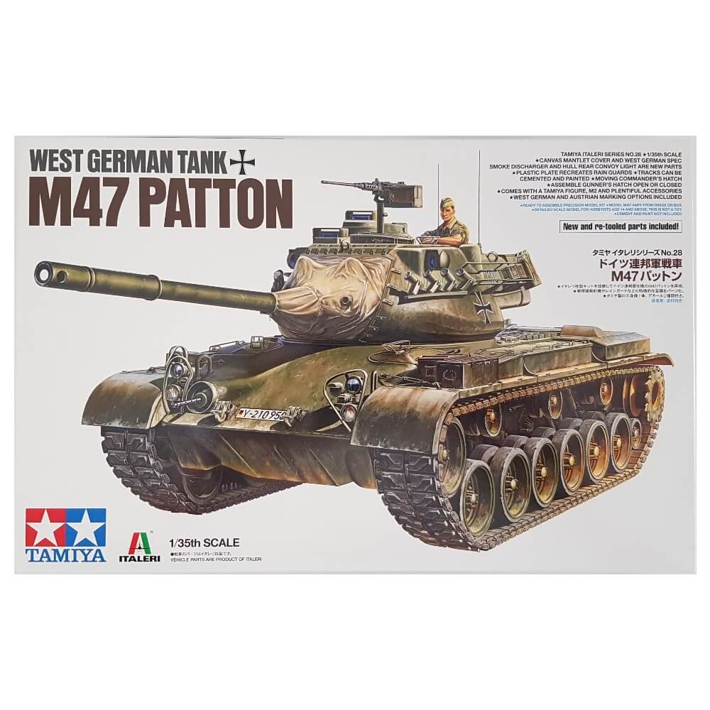 1:35 West German Tank M47 PATTON - TAMIYA