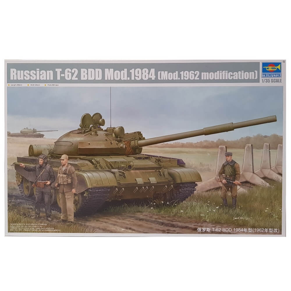 1:35 Russian T-62 BDD Mod.1984 / Mod.1962 modification - TRUMPETER