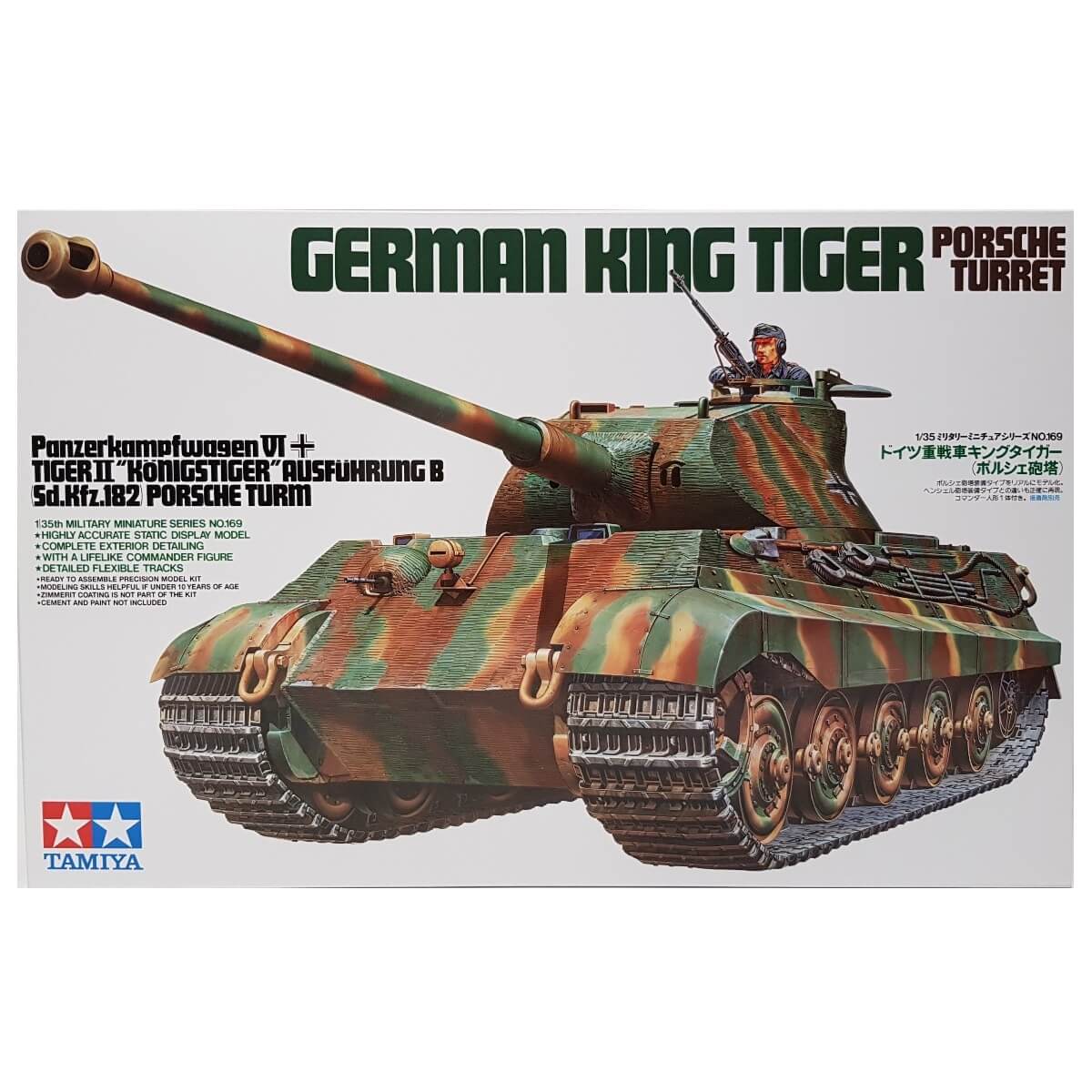 1:35 German King Tiger Porsche Turret - TAMIYA