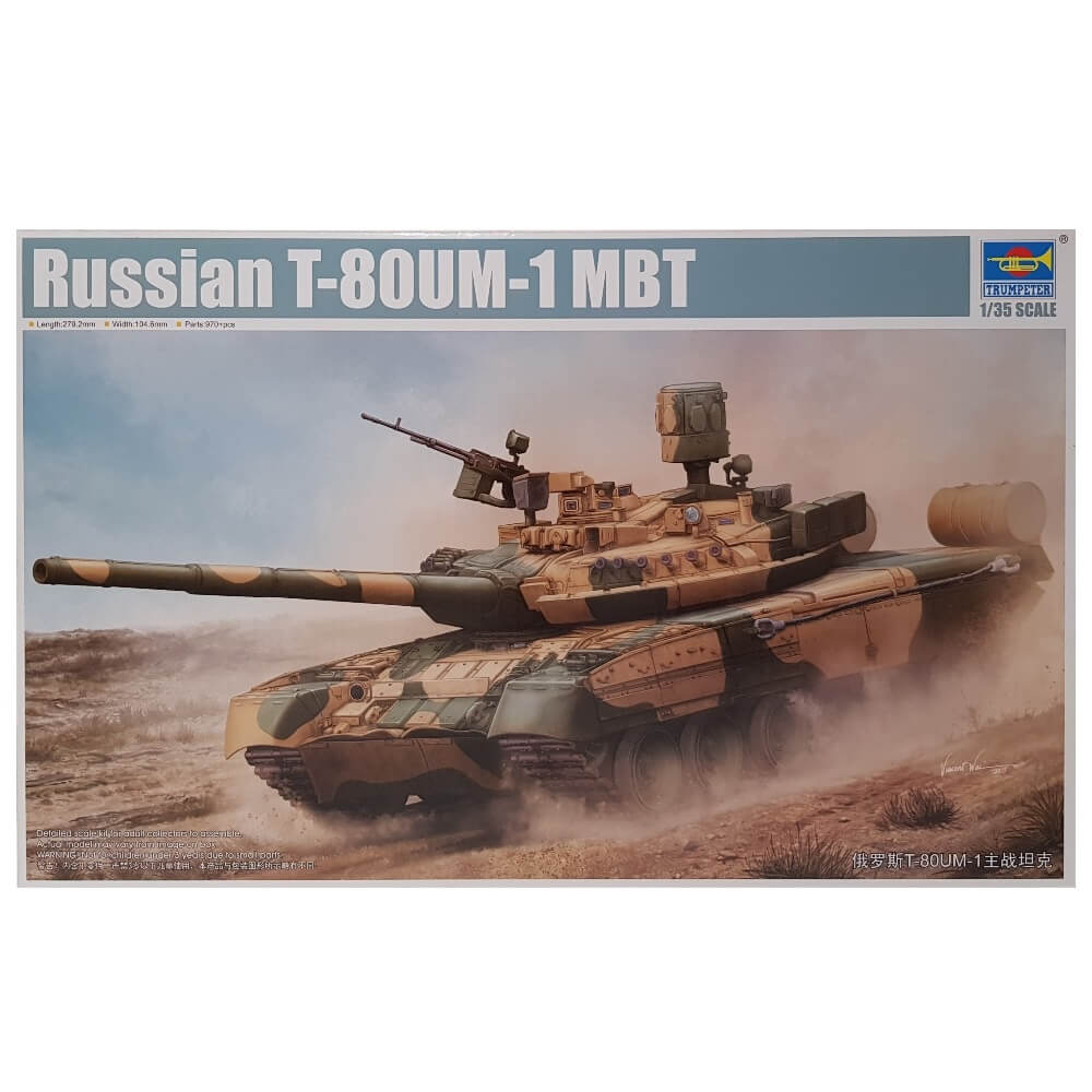 1:35 Russian T-80UM-1 MBT - TRUMPETER