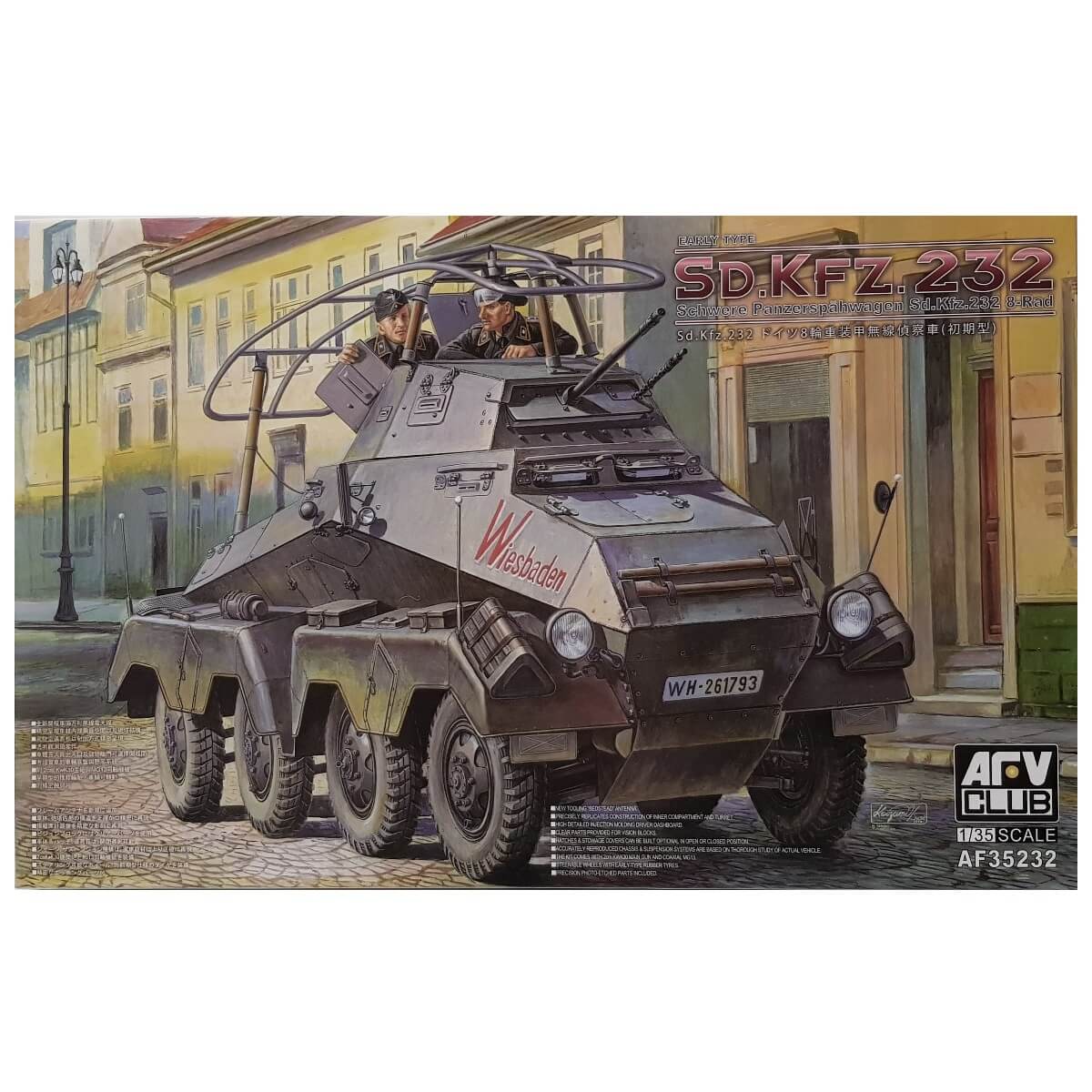 1:35 Early Type Sd.Kfz. 232 8-Rad Schwere Panzerspahwagen - AFV CLUB