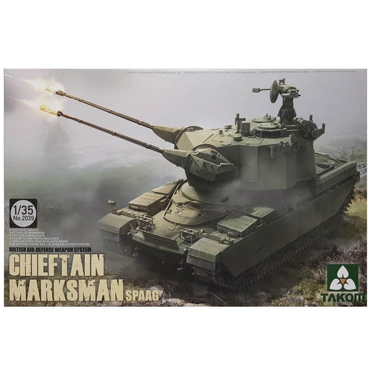 1:35 British Air-Defense Weapon System Chieftain Marksman SPAAG - TAKOM