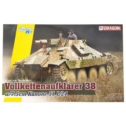 1:35 German Vollkettenaufklaerer 38 with 7.5cm Kanone 51 L/24 - DRAGON