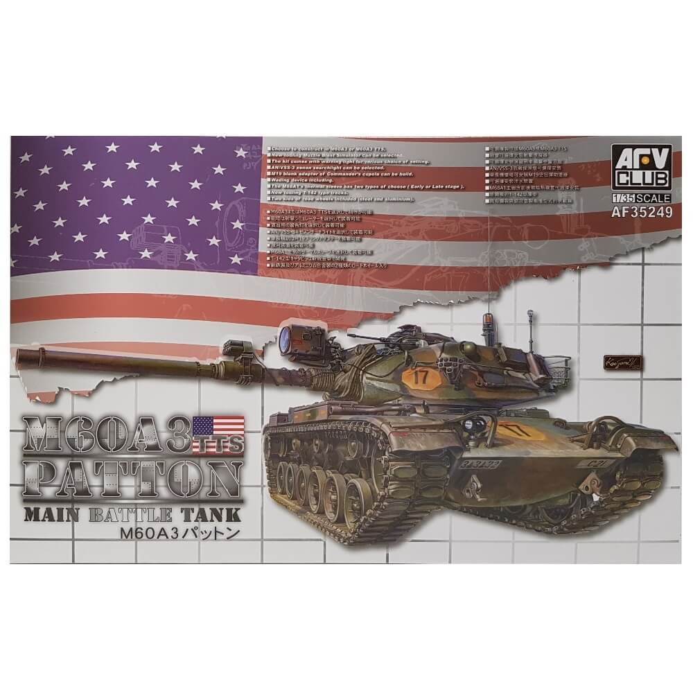 1:35 M60A3/TTS PATTON Main Battle Tank - AFV CLUB