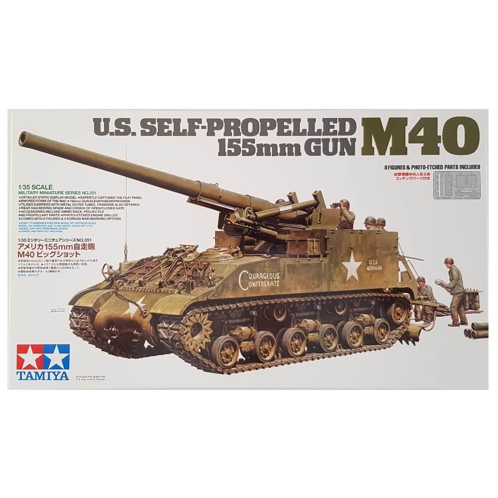 1:35 US Self-Propelled 155mm Gun M40 - TAMIYA