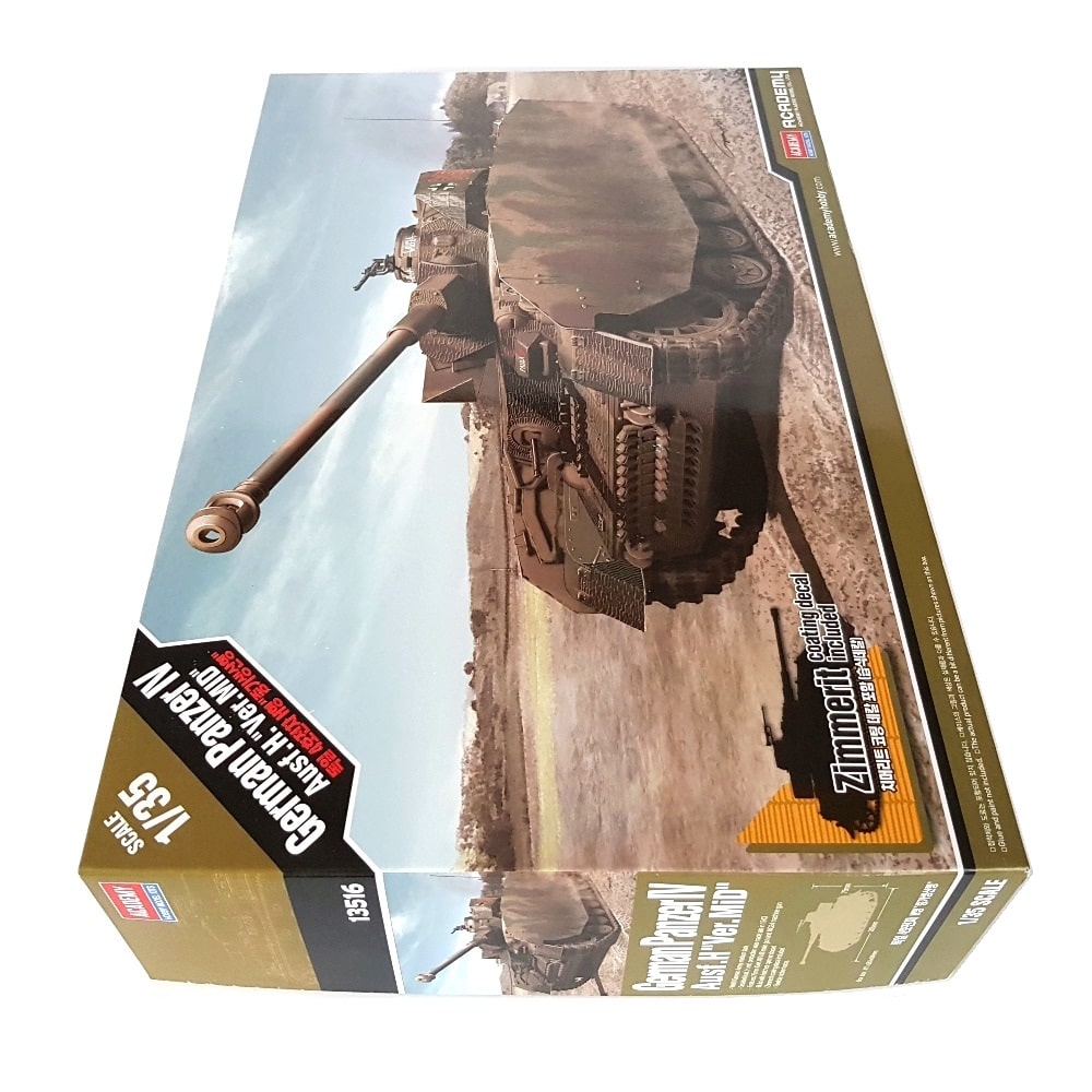 1:35 German PANZER IV Ausf.H MID Version Tank - ACADEMY